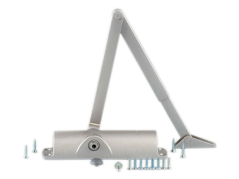 Купить Доводчик дверной, рычажная тяга (серебро) TS 1000 C в Великом Новгороде