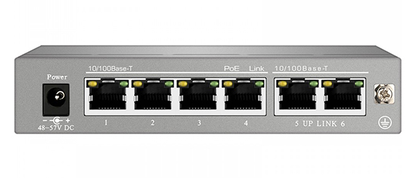 Купить LPOE-402S Коммутатор 4 POE + 2UpLink в Великом Новгороде