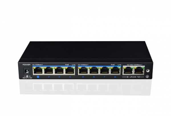 Купить LPOE-802-S Коммутатор 8 POE + 2UpLink в Великом Новгороде