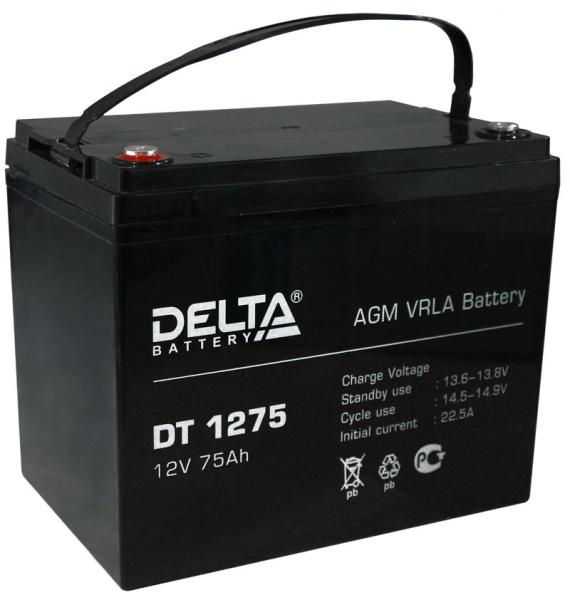 Купить 12В, 75 А/ч Аккумулятор DT1275 в Великом Новгороде